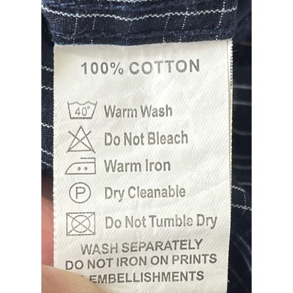 JEEP‎ Logo Chrysler Shirt Men's L Blue/gray Long Sleeve Plaid Button Down Large - Picture 10 of 11